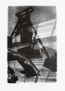Wahrzeichen Zeche Zollverein (Fotolithograhie, 2014)