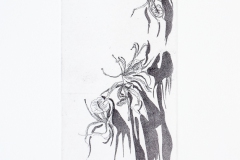 Schatten (Radierung, Zinkplatte, Strichätzung, Aquatinta, 2014)