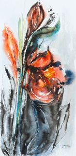 remember you(Mixed Media auf Papier, 20 x 40 cm, 2014)