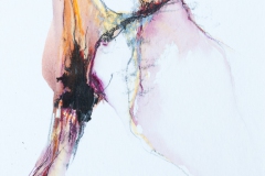 warme Erde (Mixed Media auf Papier, 15 x 30 cm, 2015)