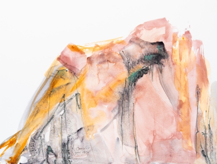 Painted rock (Aquarell, 2020)