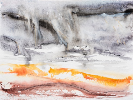 Regenland (Aquarell, 2019)