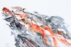 Feuer und Asche (Aquarell, 2021)