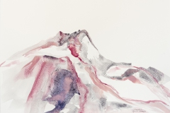 Lonely mountain (Aquarell, 2020)