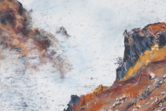 Über den Wolken (Pastell, 2020)