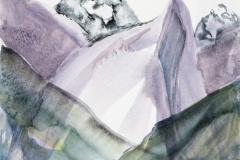 Bergblick (Aquarell, 2017)
