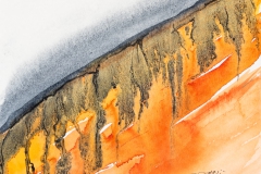 Namib-Iteration (Aquarell, 2016)