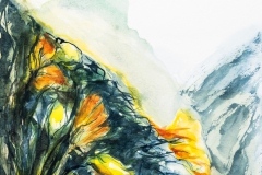 talwärts (Aquarell, 2018)