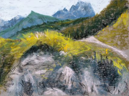 Kleinwalsertal (Aquarell, 2018)