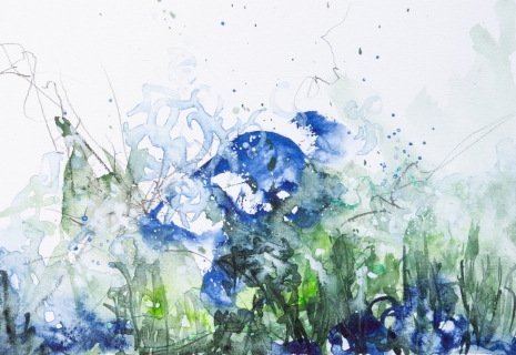 In the garden (Aquarell, 2023)
