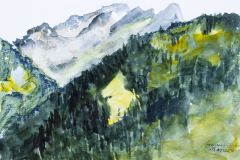 Bregenzer Wald (Aquarell, 2023)