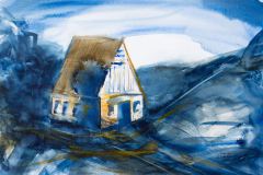 Im Gewitter (Aquarell, 2023)