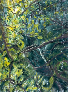 Gedanken an La Zarza (Pastell, 2024)