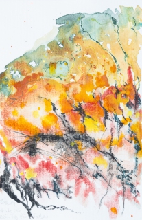 Heute ist kein Tag für Farben (Aquarell, 2024)