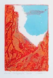 Lava (Collagrafie, Serie 3, 2017)
